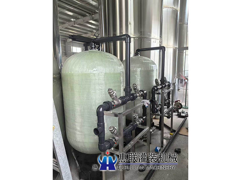 濰坊5噸雙級水處理設(shè)備安裝中